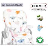 Holmer Leke Tutmaz Organik Mama Sandalyesi Minderi & Kılıfı Max-T - Pembe