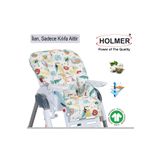 Holmer Leke Tutmaz Organik Mama Sandalyesi Minderi & Kılıfı Max-T - Su Yeşili
