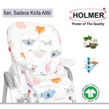 Holmer Leke Tutmaz Organik Max-T Pembe Mama Sandalyesi Minderi ve Kılıfı