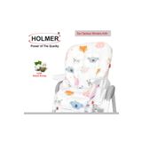 Holmer Organik Mama Sandalyesi Minderi & Kılıfı (Kemer Deliksiz) Pembe
