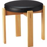 Holmsjö Tabure Kayın Siyah 42 cm - Siyah - Ahşap Rengi