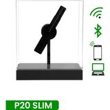 Holobox P20 Slim 3D Kabinli Hologram Fan - 0 - Siyah