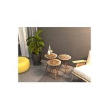 Holofernes Dekoratif Zigon Sehpa Set (6'LI TABLO HEDİYELİ)