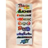 Hologram Oto Arka Cam Sticker Seti 40X15CM–ARABA Cam Yazıları Universal Araç Sticker Folyo Seti1 - 40x15 Cm