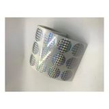 Hologram Plastik Yuvarlak Etiket 30 MM 2000'li Sarım