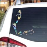 Hologramlı Janjanlı Atatürk Ve İmza Sticker - Araba Oto Motosiklet Sticker 02526 30x26 Cm