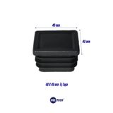 HOLTECH 40x40 Mm Plastik Kare İç Geçme Profil Tapası Kutu Profil Tıpası 4 Adet Sert Plastik