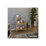 HOLTECH Ahşap Çiçeklik Standı Saksılık Çiçeklik Sehpa Dekoratif Saksı Ahşap