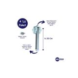 HOLTECH Katlanır Yer Sofrası Metal Ayağı, Sofra Ve Sini Altı Ayakları 4 Adet 20 Cm Metal