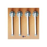 HOLTECH Metal Katlanır Yer Sofrası Ayağı 4 Adet 30 Cm Kaliteli Masa Ayağı Seti METAL