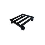 HOLTECH Metal Tasarım Tekerlekli Saksı Altlığı 30 Cm Taşınabilir Hareketli Saksılık Damacana Altlığı