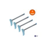 HOLTECH Yer Sofrası Ayağı Metal Katlanır Masa Ayağı 30 Cm 4'lü