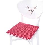 HOMAKS Kırmızı Pötikare Sandalye Minderi 40x40