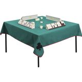 Homaks Oyun Masa Örtüsü Nakışlı 180CM Kare Çuha Kumaş - 180 x 180 cm - Yeşil