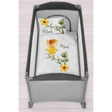 Homamia Isme Özel 75X120 Park Yatak Beşik Nevresim Takımı Peri Kızı - 70 x 120 cm - Beyaz