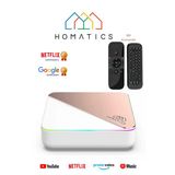 Homatics Box R 4K Plus Lisanslı Android Tv Box 4Gb Ram - 32Gb Rose Gold + M8 Air Mouse Kumanda