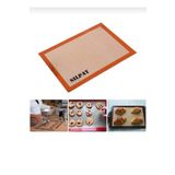 Hombak 1 Silikon Yanmaz Yapışmaz Pişirme Matı 40 * 30 Silikon Muffin Gri