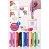 Hombak 1Adet Taşınabilir Mini Doldurmalı Parfüm Şisesi Cep Parfümü Seyahat Tipi Çanta İçi 5 ml
