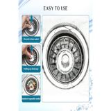 Hombak 3'lü Set Paslanmaz Çelik Süzgeç Lavabo Evye Gider Süzgeç Ve Tıkacı İki Yönlü (8 Cm)