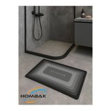 Hombak Bathroom Sihirli Su Emici Banyo Paspası Kaymaz Tabanlı Abdest Paspası 3 Mm 38x58