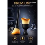 Hombak Premium Araç İçi Detay Temizlik Fırça Seti Yumuşak Tüylü Oto Klima Havalandırma Temizleme Fırçası