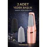 Hombak (Sadece Yedek Başlık) Elektrikli Ayak Topuk Törpüsü Yedek Başlık 2 Adet – Şarjlı Ayak Törpüsü Uyumlu