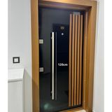 Homdep Çelik Kapı Çekme Kolu Tutma Kolu 120 cm Iki Delik Mesafesi Ayarlanabilir Sistem 120CM Renk:saten