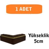 Homdep Nescamuse Kanepe Koltuk Tv Ünitesi Konsol Yükseltme L Model Plastik Ayak Ceviz 5cm 1 Adet
