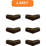 Homdep Nescamuse Kanepe Koltuk Tv Ünitesi Konsol Yükseltme L Model Plastik Ayak Ceviz 5cm 6 Adet