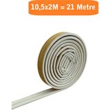 Homdep Nescamuse Kapı Pencere Fitili Yapışkanlı (Beyaz) Kapı Pencere Bandı Bantları 10,5x2 Metre= 21 Metre
