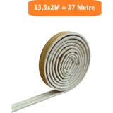 Homdep Nescamuse Kapı Pencere Fitili Yapışkanlı (Beyaz) Kapı Pencere Bandı Bantları 13,5x2 Metre= 27 Metre