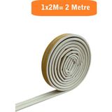 Homdep Nescamuse Kapı Pencere Fitili Yapışkanlı ( Beyaz) Kapı Pencere Bandı Bantları 1X2METRE=2 Metre