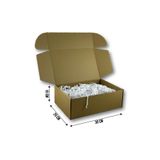 Home 25 Adet 20x30x10cm Kilitli Dayanıklı E-Ticaret Karton Kargo Kutusu