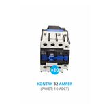 Home 32 AMPER KONTAKTÖR (10'LU PAKET) 3 FAZ + YARDIMCI KONTAK (D32-3P-220V)