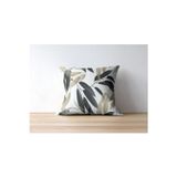 Home 4’Lü Minimal Yaprak Desenli Dijital Baskı Rachel Kumaş Kırlent Kılıfı Seti (45X45)