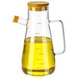Home 900 ml Borosilikat Cam Yağdanlık,termisil Isıya Dayanıklı Yağlık ve Sirkelik,zeytin Yağı,limon Suyu ve Sirke Için Yağ Şişesi (1 Adet)