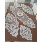Home Afrodit Dantel 5 Parça Şık Salon Takımı