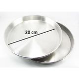 Home Alüminyum Fırın Tepsi Iç Çap: 20 cm Derinlik: 4,5 cm