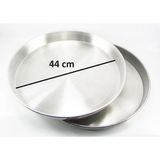 Home Alüminyum Fırın Tepsi Iç Çap: 44 cm Yükseklik: 4,5 cm