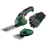 Home And Garden 060083310C Bosch Isio Batarya Çim Düzeltici Seti (3,6 Volt, Bıçak Uzunluğu 12 Cm, Bıçak Aralığı 8 Mm, Xl Bahçe Eldivenleri