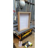 Home Anı çerçevesi, Kuru Gül Çiçek Çerçevesi 40 X 30 meşe Pleksi Camlı