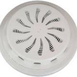 Home Ayarlı Doğalgaz Cam Menfezi Beyaz Ø18Cm - Aç-Kapa Ayarlanabilir Soğuk Hava Engelleyen Cam Menfezi - Şeffaf Panel Hava Kapaklı Havalandırma Menfezi
