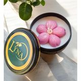Home 'baharın Kalbi' Kavanozda Kokulu Dekoratif Soya Mumu 100GR - Pembe