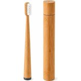 Home Bambu Saplı Diş Fırçası Seti, Bambu Seyahat Kutulu Manuel Diş Fırçası, Hijyenik Saklama ve Taşıma Kabı, Valiz Bavul Çanta Kamp Otel Tatil Için Taşınabilir Diş Bakım Seti