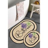 Home Bano 2lı Banyo Halısı Set Djtbanyo Renkli