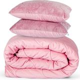 Home Bedding Welsoft Pembe Yorgan Seti Tek Kişilik (1ADET Silikon Yastık ve Kılıfı Hedıye)