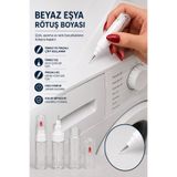 Home Beyaz Eşya Rötuş Boyası 20 ml - İğneli ve Fırçalı Çift Uçlu Buzdolabı Çamaşır Makinesi Fırın Bulaşık Makinesi Çizik Giderici