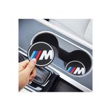 Home Bmw Silikon Bardaklık Altlığı 2’li Set Araç Içi Bardak Altlığı Aksesuar Yeni Bmw M Logolu