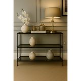 Home Celestia Dresuar Kahve Köşesi Modern Konsol 100 cm Füme Cam