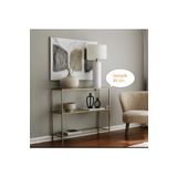 Home Celestia Gold Dresuar Kahve Köşesi Modern Konsol 80 cm Şeffaf Cam